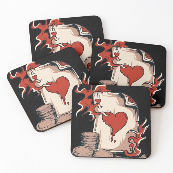 Item preview, Ace of Hearts and Poker  designed and sold by Reyu ..