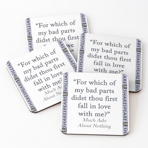 Item preview, For Which of My Bad Parts - Shakespeare designed and sold by CrankyOldDude.