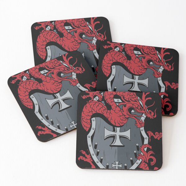 Item preview, Dragon Surrounding a Heraldic Shield designed and sold by Reyu ..
