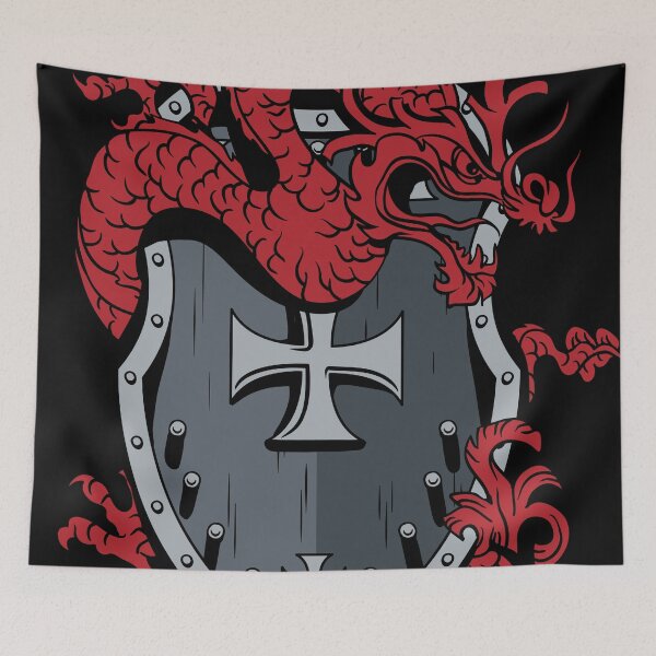 Item preview, Dragon Surrounding a Heraldic Shield designed and sold by Reyu ..