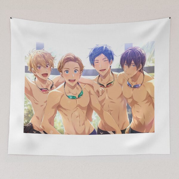 Item preview, Free! boys 4 designed and sold by OtakuTeeSociety.