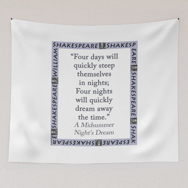 Item preview, Four Days Will Quickly - Shakespeare designed and sold by CrankyOldDude.