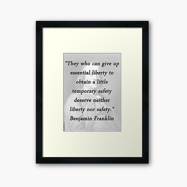 Item preview, Franklin - Essential Liberty designed and sold by CrankyOldDude.