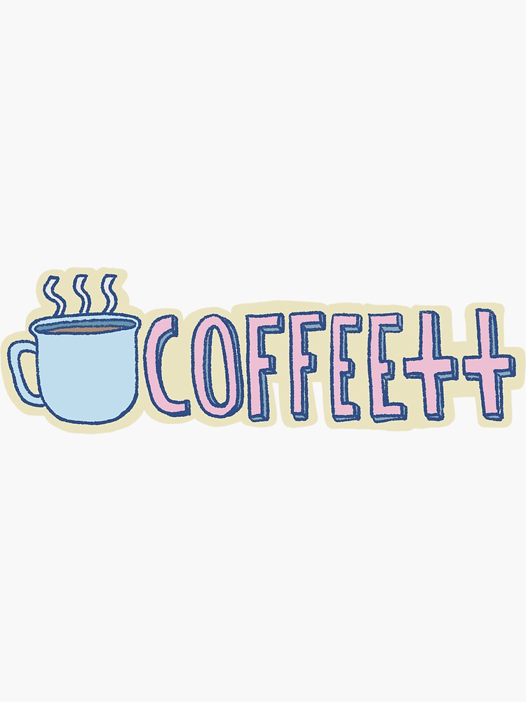 Thumbnail 3 of 3, Sticker, Coffee++ | Programming designed and sold by thecodedose.