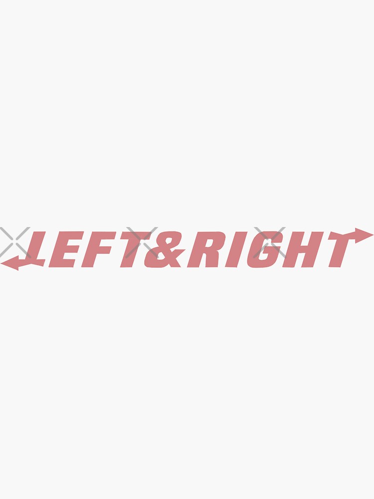 "Seventeen Left&Right Logo" Sticker by meeowtine | Redbubble