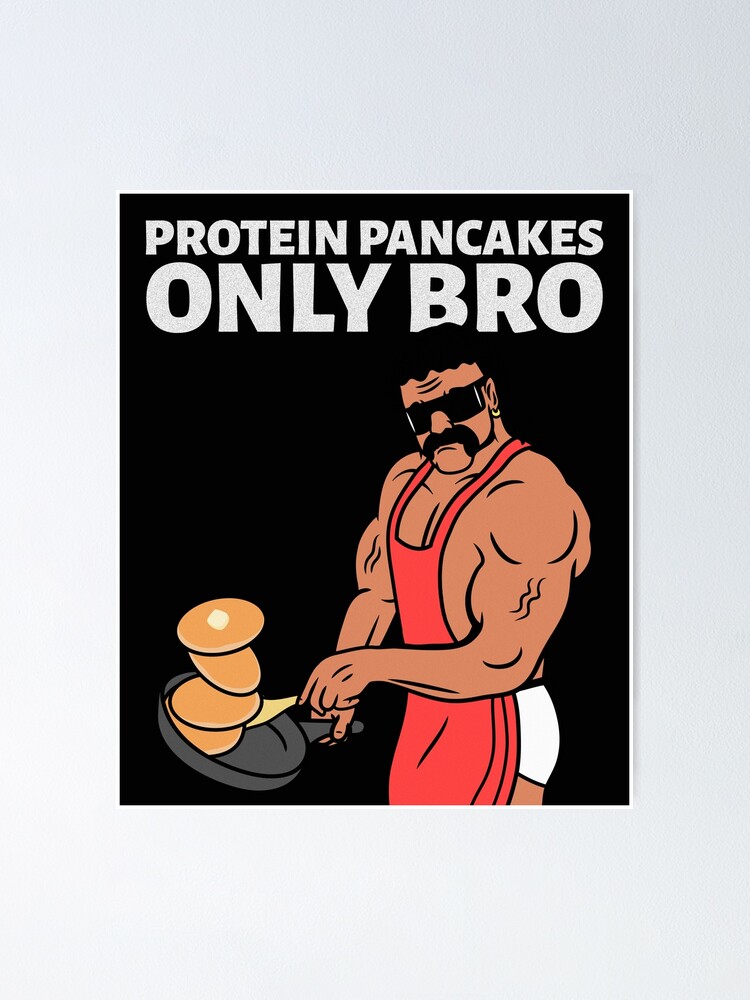 Gym bro Protein pancakes only | Kids T-Shirt