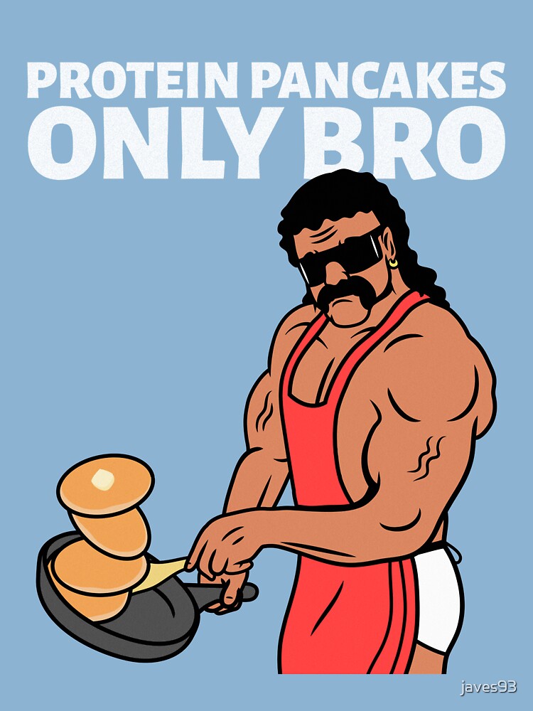 Gym bro Protein pancakes only | Kids T-Shirt