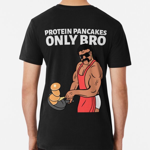 Gym bro Protein pancakes only | Kids T-Shirt