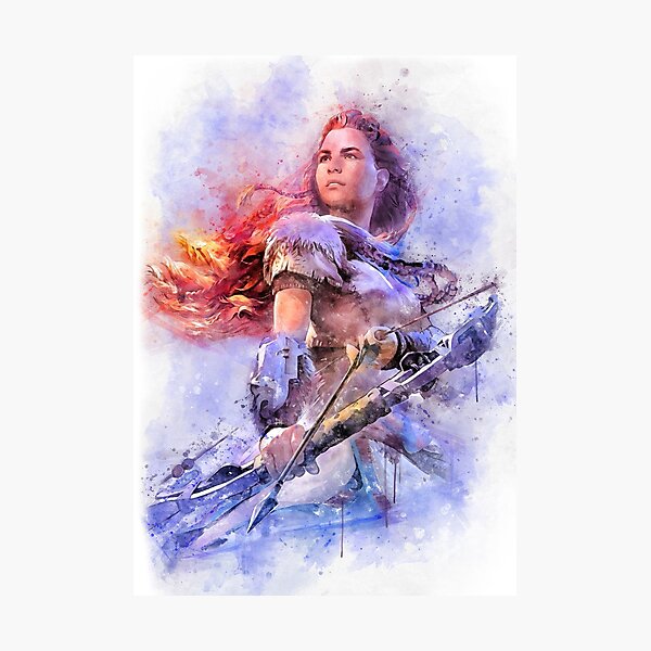 Item preview, Aloy watercolour designed and sold by PetsArt.