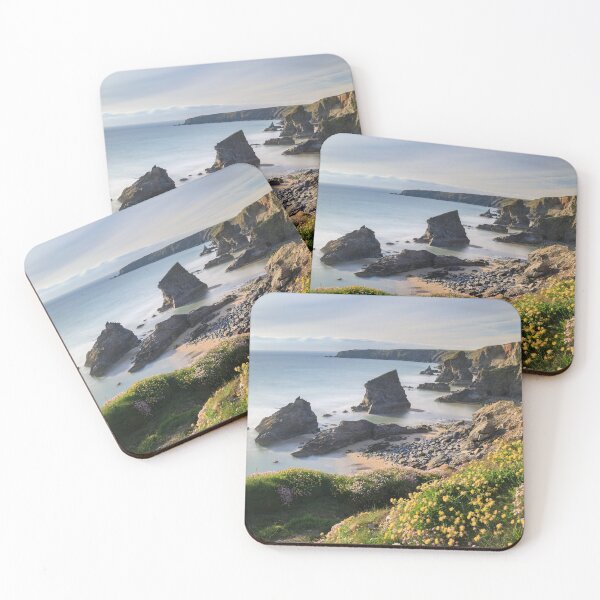Item preview, Sping flora above Bedruthan Beach designed and sold by bitm2007.