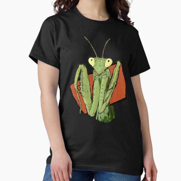 Item preview, Happy Praying Mantis Cute Insect designed and sold by OomlaArt.