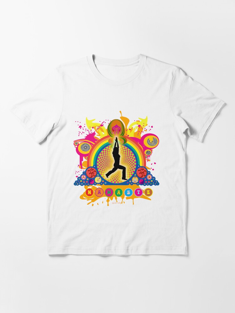 Thumbnail 3 of 7, Essential T-Shirt, Namaste T-Shirt designed and sold by mindofpeace.
