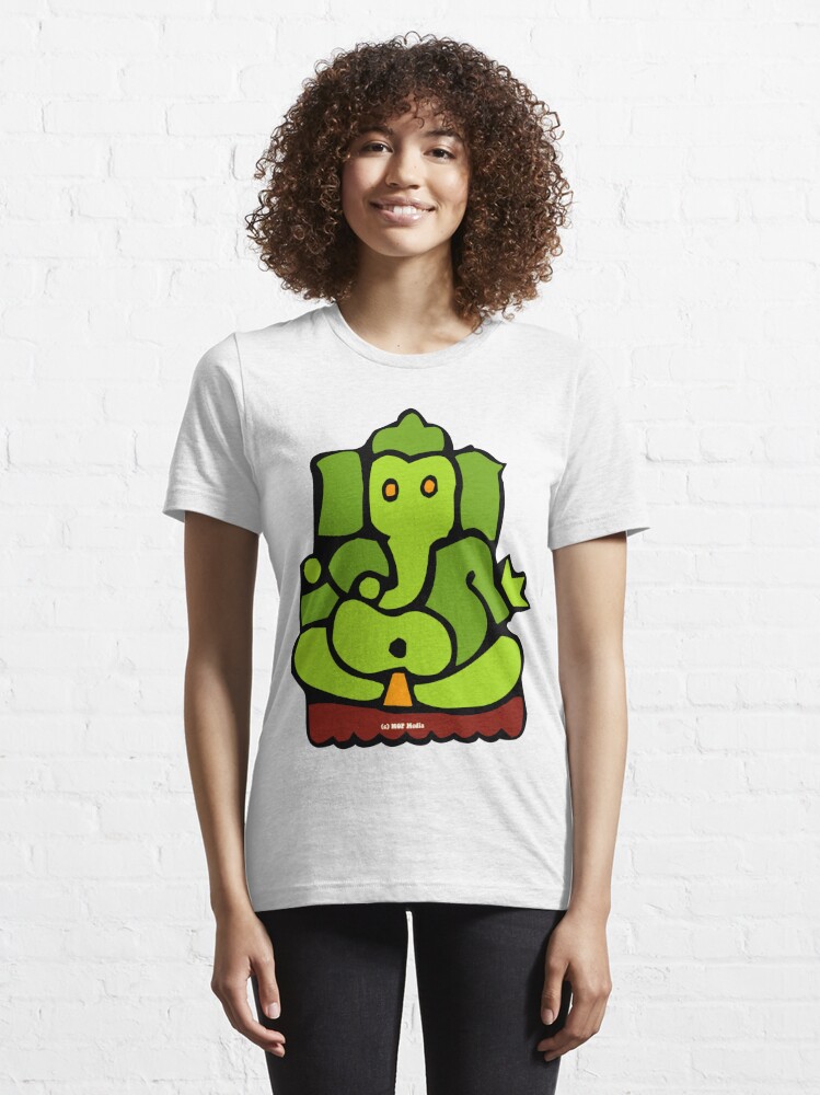 Essential T-Shirt, Green Ganesh T-Shirt designed and sold by mindofpeace