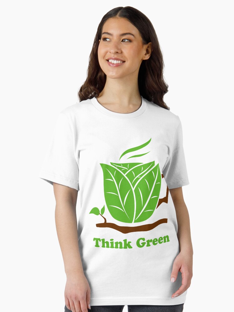 Thumbnail 1 of 7, Essential T-Shirt, Think Green T-Shirt designed and sold by mindofpeace.