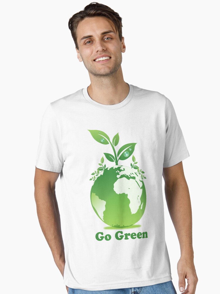 Thumbnail 2 of 7, Essential T-Shirt, Go Green T-Shirt designed and sold by mindofpeace.