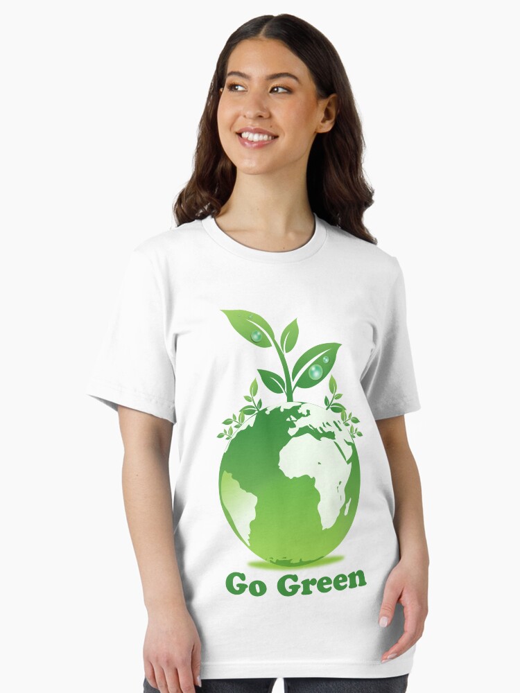 Thumbnail 1 of 7, Essential T-Shirt, Go Green T-Shirt designed and sold by mindofpeace.