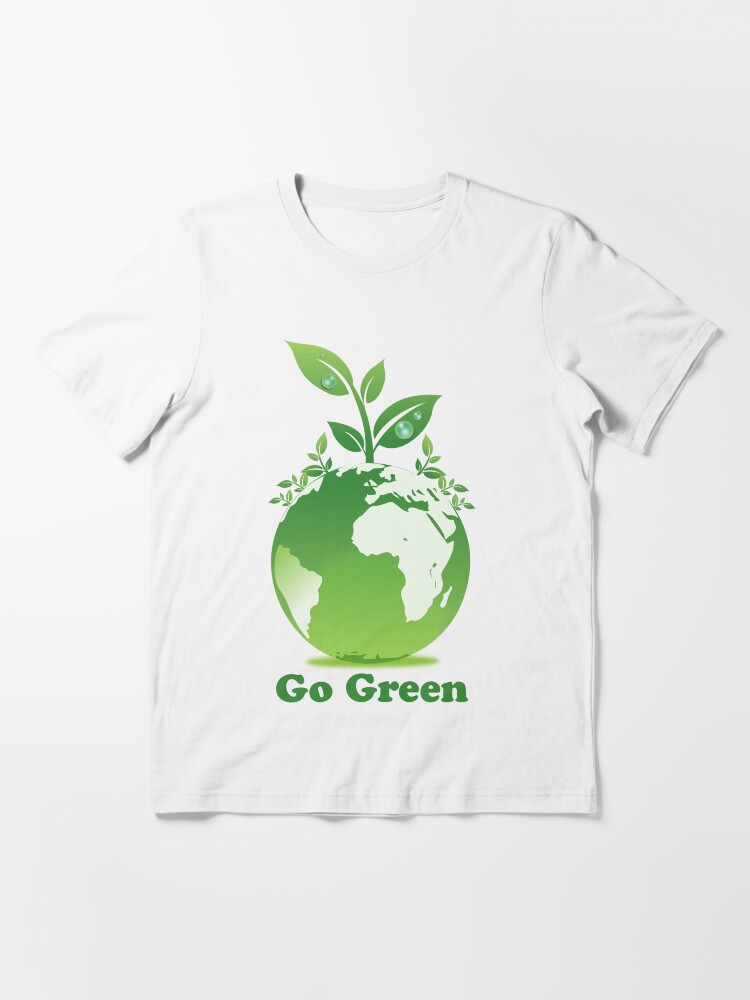 Thumbnail 3 of 7, Essential T-Shirt, Go Green T-Shirt designed and sold by mindofpeace.