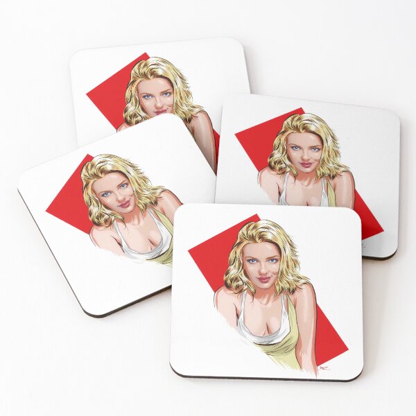 Item preview, Scarlett Johansson - An illustration by Paul Cemmick designed and sold by TIGERDAVER.