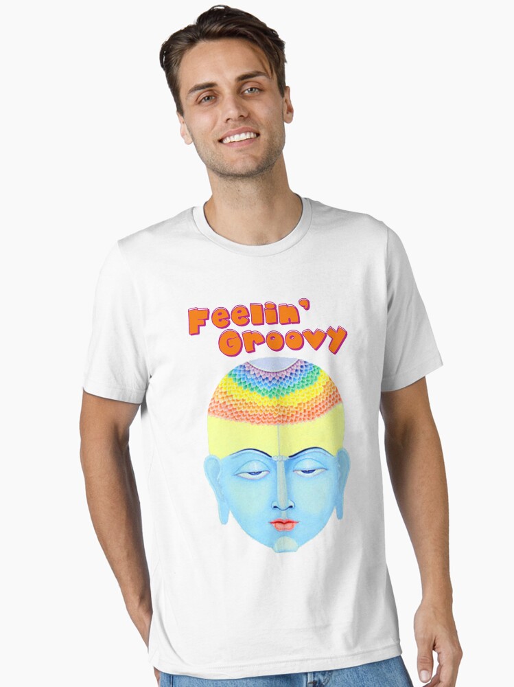 Thumbnail 2 of 7, Essential T-Shirt, Feelin Groovy T-Shirt designed and sold by mindofpeace.
