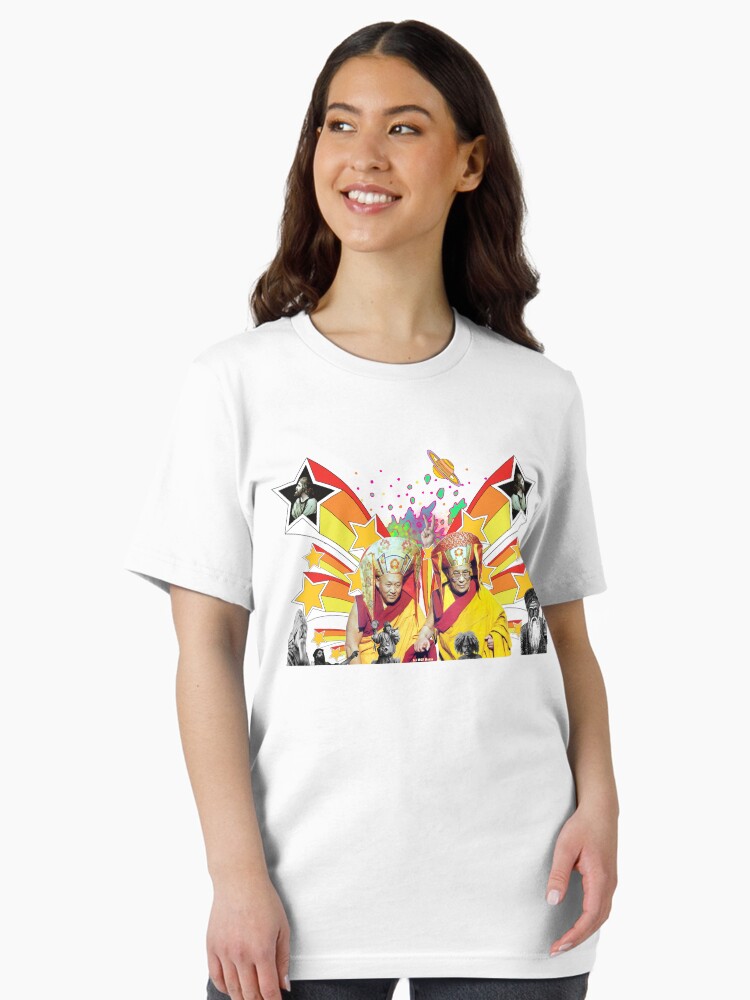 Thumbnail 1 of 7, Essential T-Shirt, Dali Lama Spiritual Unity T-Shirt designed and sold by mindofpeace.