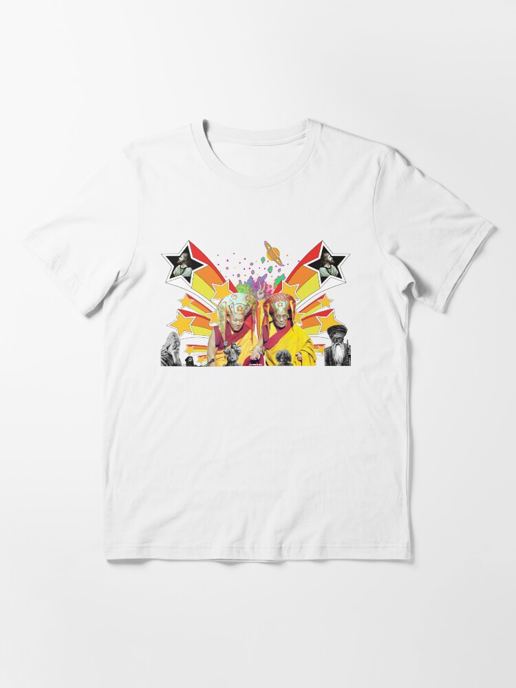 Thumbnail 3 of 7, Essential T-Shirt, Dali Lama Spiritual Unity T-Shirt designed and sold by mindofpeace.
