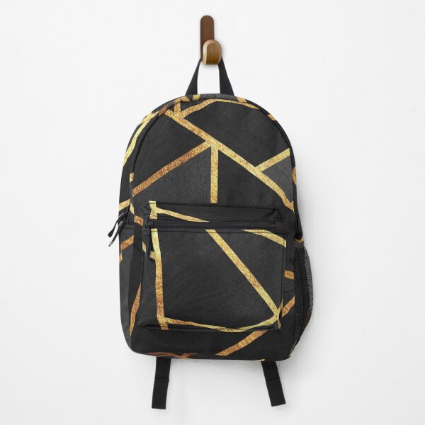 Item preview, Black Gold Stone Geometric designed and sold by MA DESIGNS.