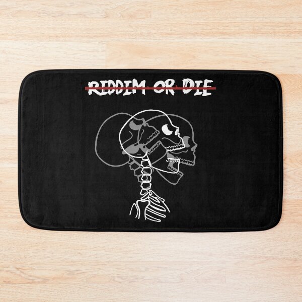 Item preview, Riddim or die, skull headbang designed and sold by I  Artem ⭐⭐⭐⭐⭐.