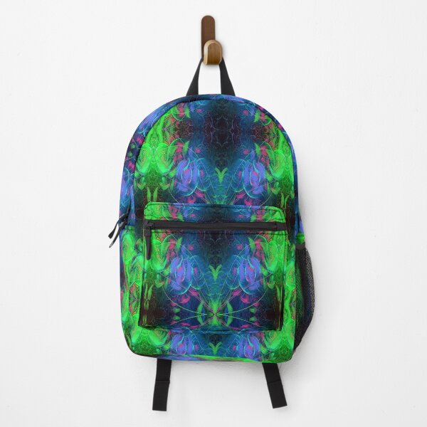 Item preview, Vibrant blue and green swirly  , psychedelic Arte Abstracto, abstract art design designed and sold by Adri Barnard.