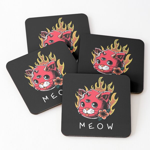 Item preview, MEOW // Traditional Tattoo Style Cat Design designed and sold by DoomDude.