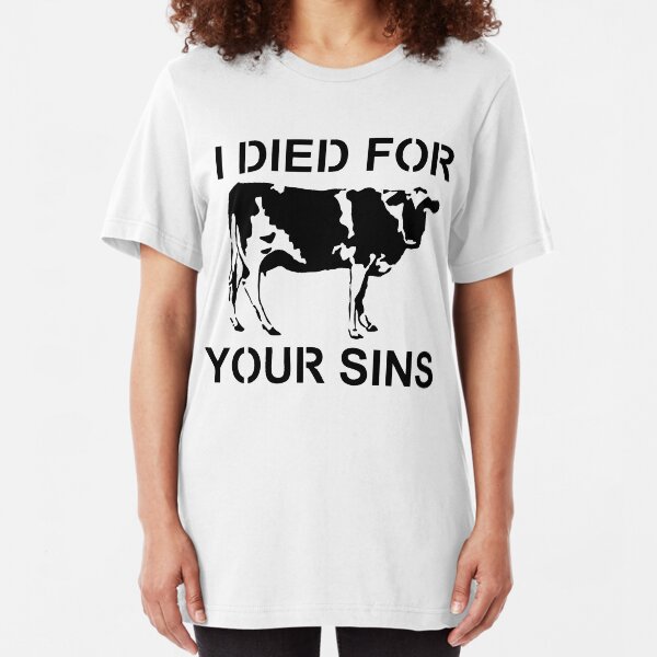 I Died Sins T-Shirt Slim Fit T-Shirt