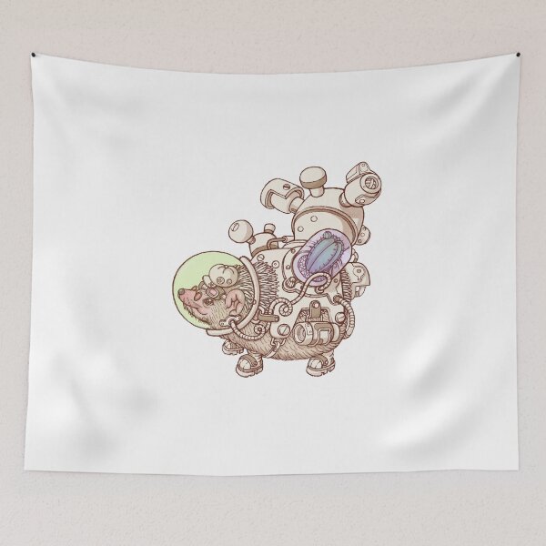Item preview, Hedgehog space suits  designed and sold by makapa.