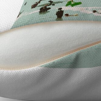 Alternate view of Surfers Throw Pillow