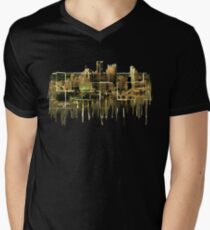 Melting Pittsburgh Men's V-Neck T-Shirt