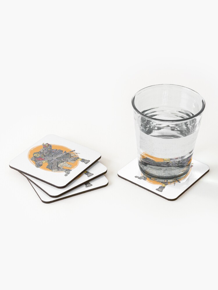 Alternate view of FL4K The Beastmaster Vault Symbol Borderlands 3 Rakk Attack! Coasters (Set of 4)