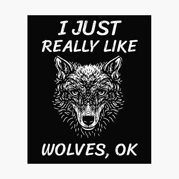 wolves Animal Rights Activism Vegetarianism Gift Idea Vegan Activism Veganism plant based life Photographic Print