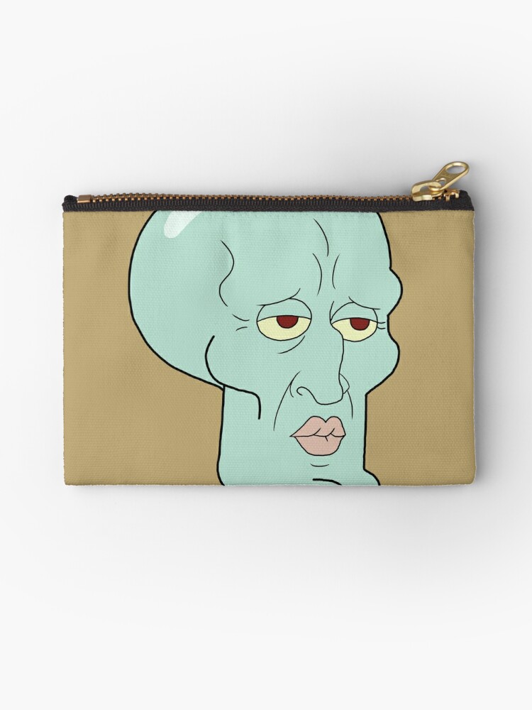 Handsome Squidward Spongebob | Zipper Pouch