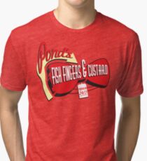 Fish Fingers & Custard Tri-blend T-Shirt