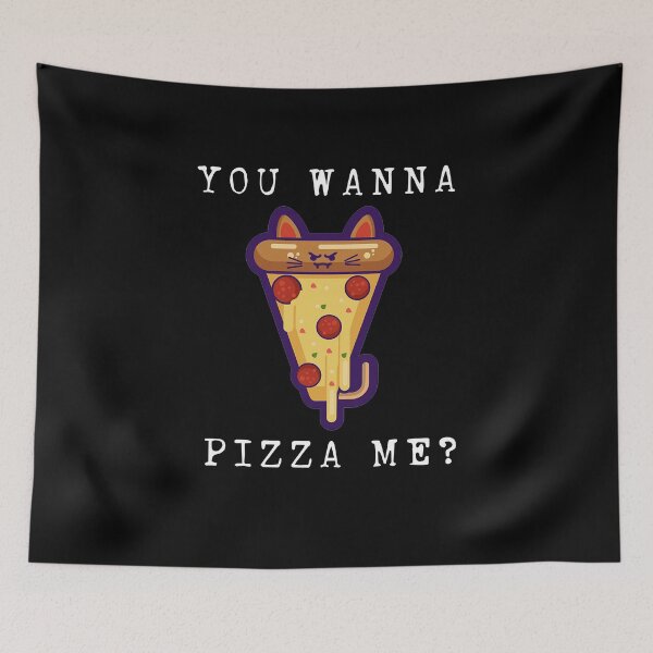 Item preview, You Wanna Pizza Me - Gift for Cat lover designed and sold by Smart Side.