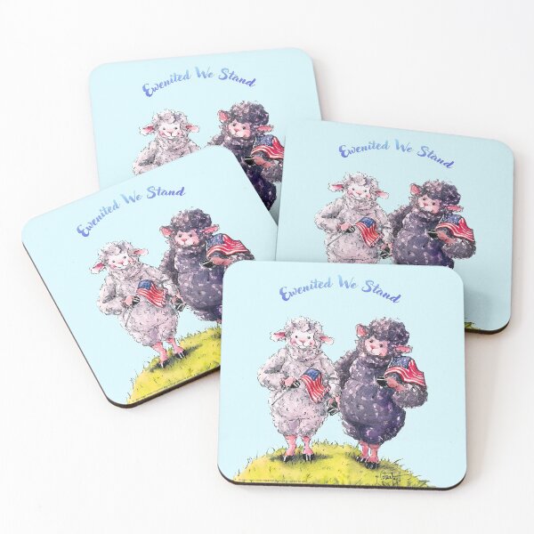 Item preview, Ewenited We Stand Sheep Incognito 2020 Art designed and sold by sheepincognito.