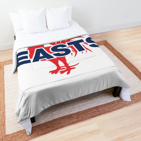 EASTS - Sydney Roosters NRL - Gallo rojo sobre blanco Colcha