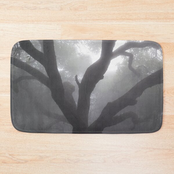 Item preview, Foggy misty rainforest tree designed and sold by PrakritiPrints.