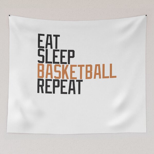 Item preview, Eat Sleep Basketball Repeat designed and sold by caiquefelino15.