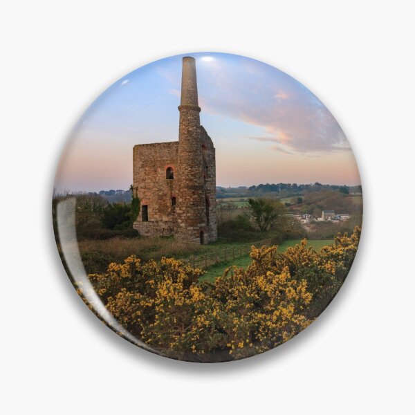 Item preview, Lower Engine House at sunset (Wheal Unity Wood Mine) designed and sold by bitm2007.