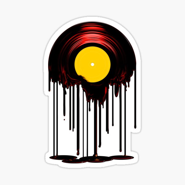 Download Melting Vinyl Stickers Redbubble