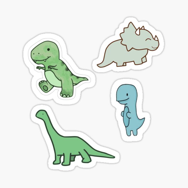 Item preview, Dino Sticker Pack  designed and sold by luna-cases.