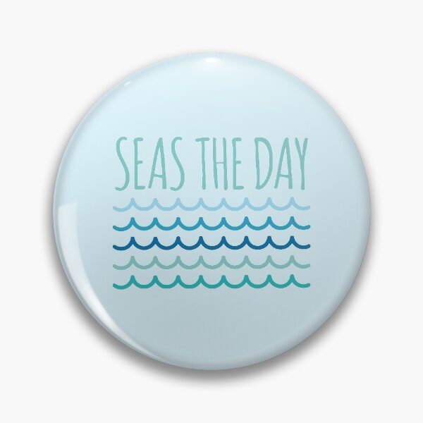 Item preview, Seas The Day Funny Pun designed and sold by oddmatter.