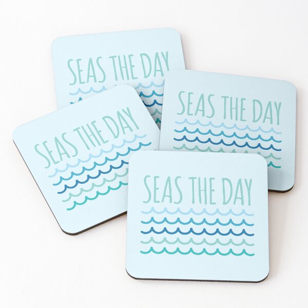Item preview, Seas The Day Funny Pun designed and sold by oddmatter.