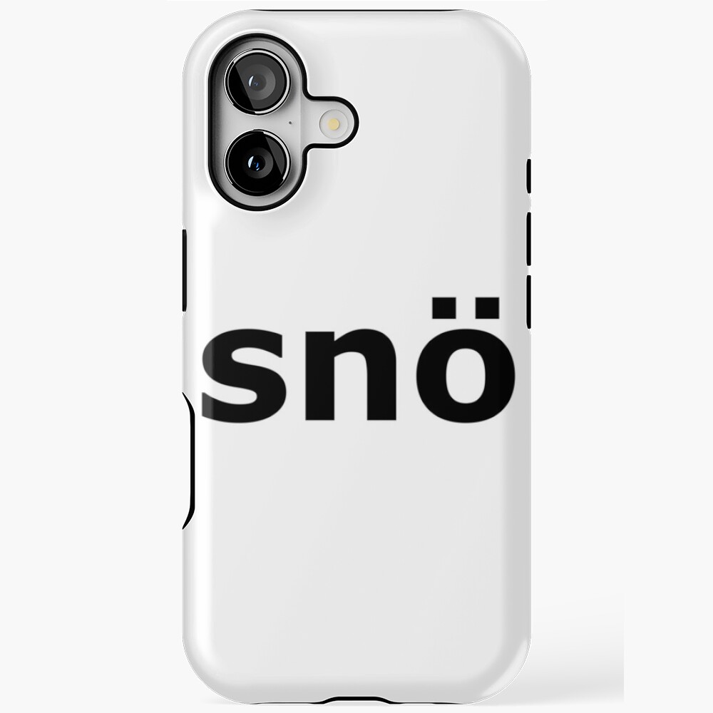 snö (snow) Sticker
