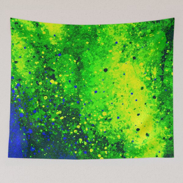 Item preview, Green and Blue Paint Splatters designed and sold by bexilla.