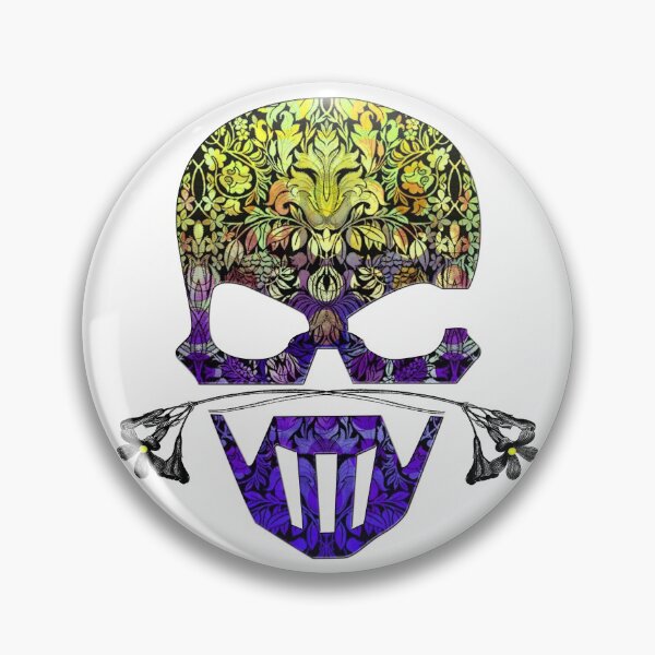 Item preview, SKULL FLORAL ORNAMENTS III designed and sold by Pia Schneider.